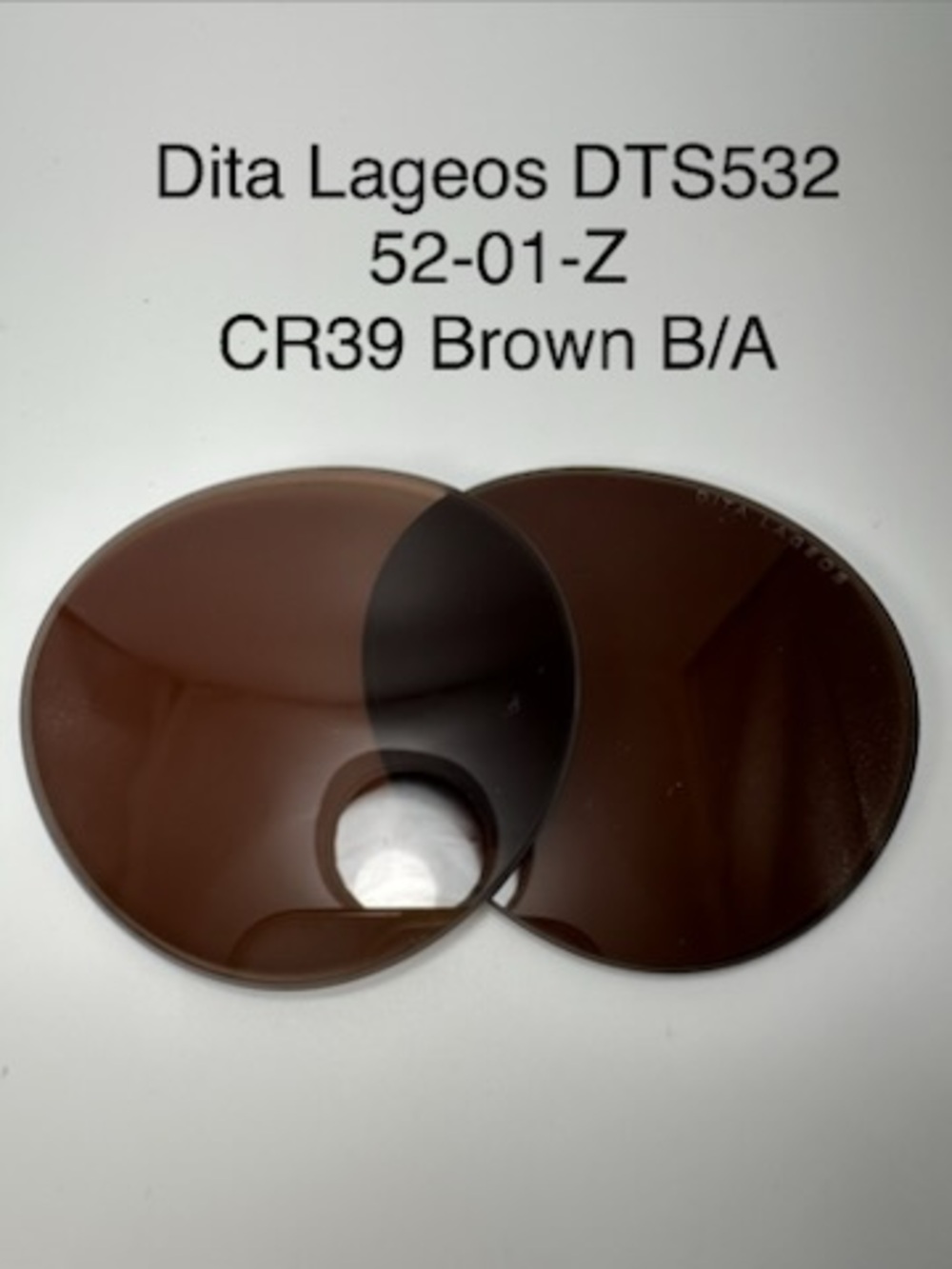 Dita Lageos Sunglasses Replacement Lenses Brown Anti Glare New